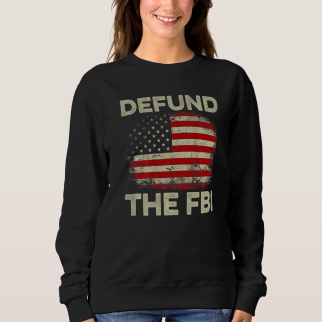 Moletom US Flag Defund the FBI Premium (Frente)