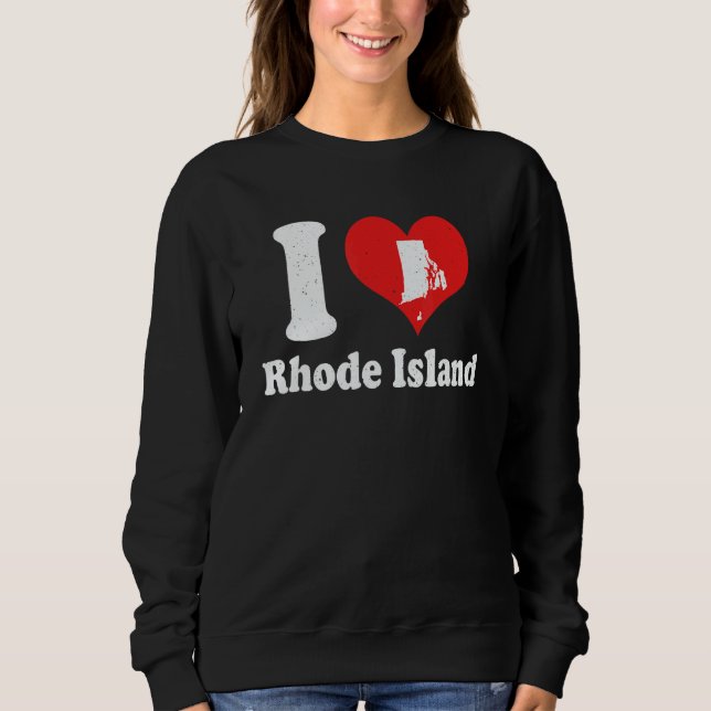 Moletom US Proud Citizen America Love State I Heart Rhode  (Frente)