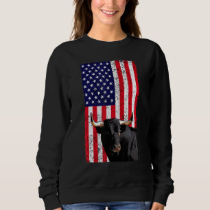 Moletom Usa Bull Tee American Women Brave
