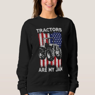 Moletom USA Flag America Farm Tractor Farming Life Farmer