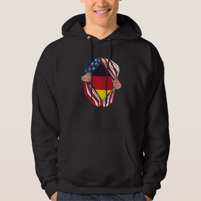 Moletom USA Germany Flag German American Von Steuben Day   (Frente)