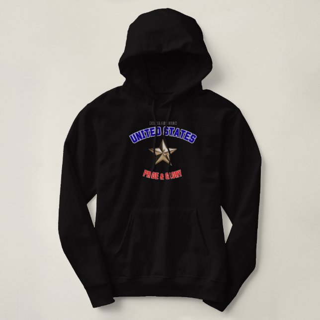 Moletom USA National Pride Edition Women's Hoodie (Frente do Design)