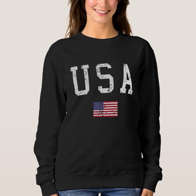 Moletom USA Patriotic American Flag Proud American Pride 4 (Frente)