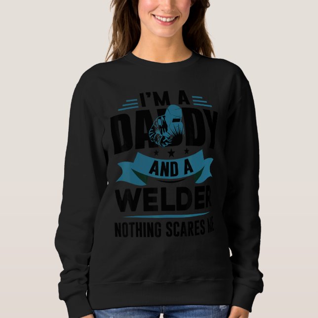 Moletom USA Patriotic Welder Daddy Father's Day (Frente)