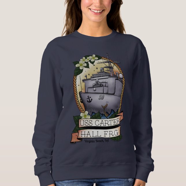 Moletom USS Carter Hall FRG Sweatshirt  (Frente)