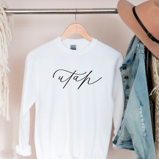 Moletom Utah Script State Women's Sweatshirt (Criador carregado)