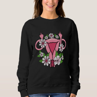 Moletom Uterus Middle Finger Feminist Pro Choice Women's R
