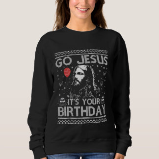 Moletom Vá Jesus Dabbing. É seu Aniversário Vintage Appare