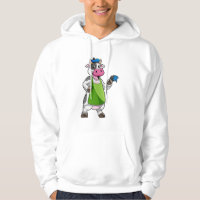 Vaca como Pintor com Pintura e Apron
