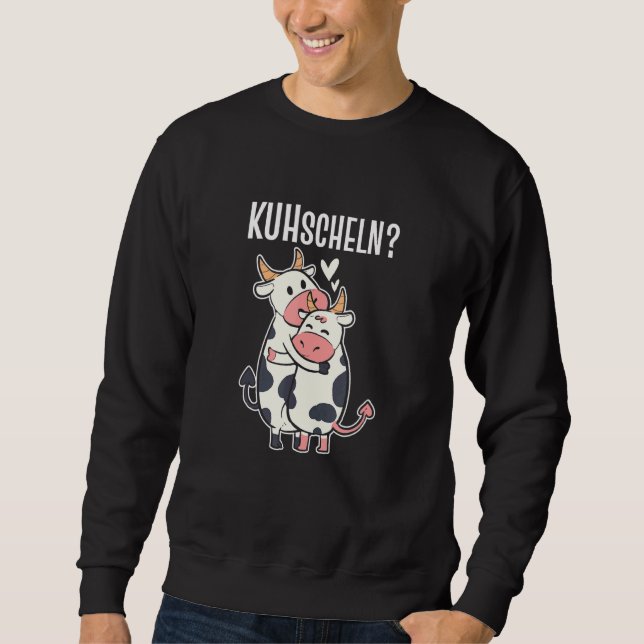 Moletom Vaca Cuja Vaca É Cortada Para Ventiladores De Vaca (Frente)