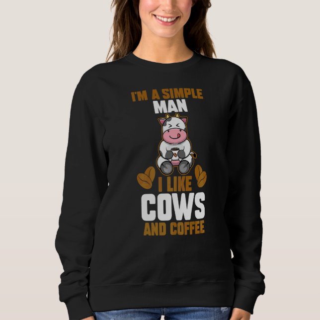 Moletom Vaca de Café Mens (Frente)