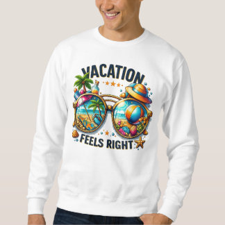 Moletom Vacation Feels Right Basic Sweatshirt USA