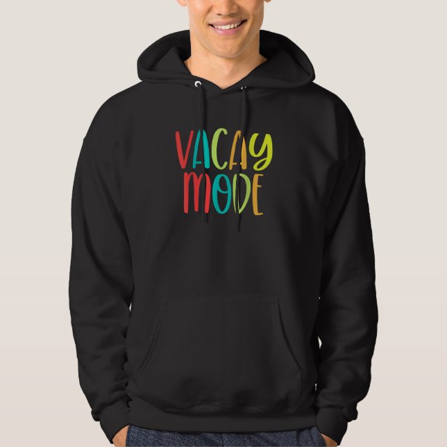 Moletom Vacay Mode  Travel Quote Travel  Adventure (Frente)
