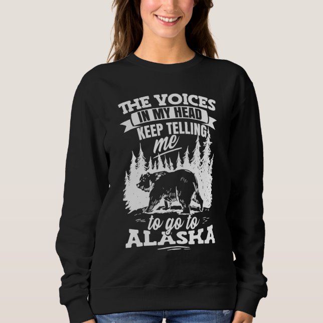 Moletom Vaga de Alaskan Wilderness no Alasca (Frente)
