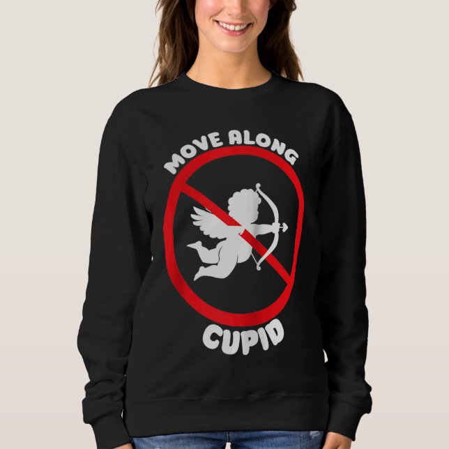 Moletom Valentine Cupid Anti Valentines Day  Anti Valentin (Frente)