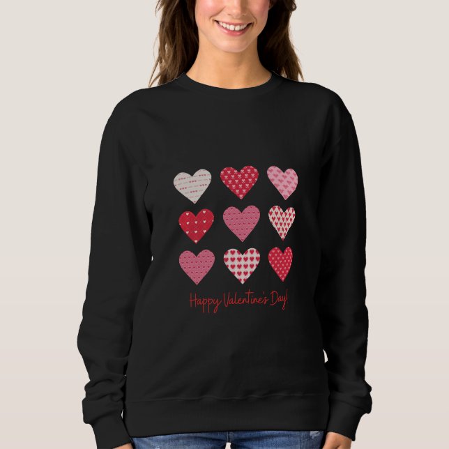 Moletom Valentine Day 2023 Sweet Red Hearts (Frente)