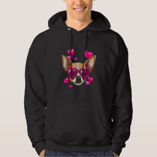 Moletom Valentines Day Chihuahua Heart Couples Love Day Do