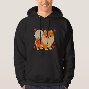 Moletom Valentines Day Dog Pomeranian Puppy Kids Boys