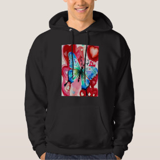 Moletom Valentine's Day Love Heart Butterfly Girlfriend Fi
