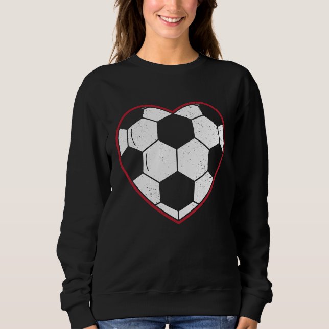Moletom Valentine's Day Soccer Red Heart (Frente)