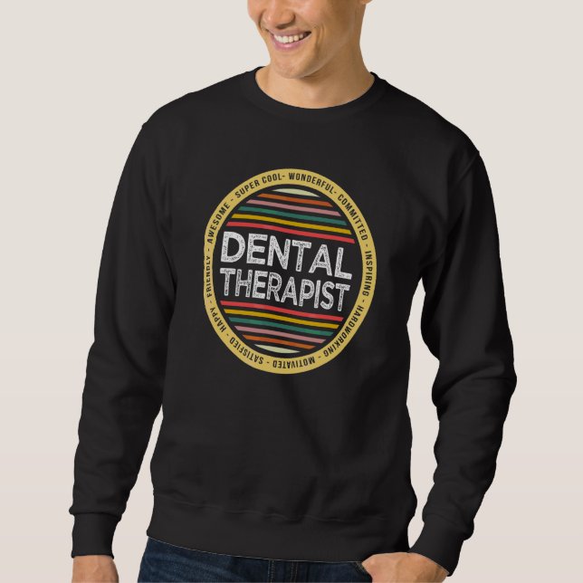 Moletom Valorização da Profissão de Terapeuta Dentário (Frente)