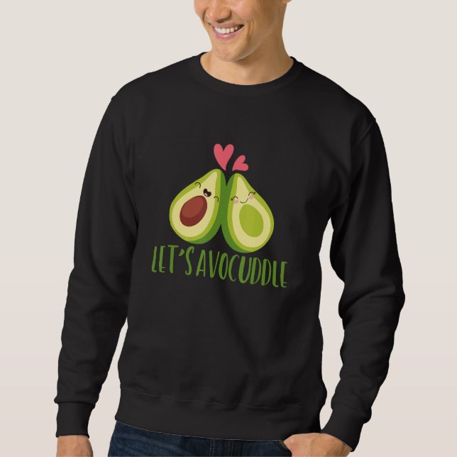 Moletom Vamos AvoCuddle Comida Pun Avocado Cudling (Frente)