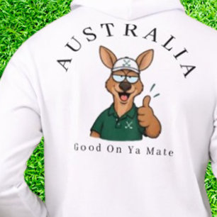 Moletom Vamos Celebrar o Canguru Golfista Maravilhoso
