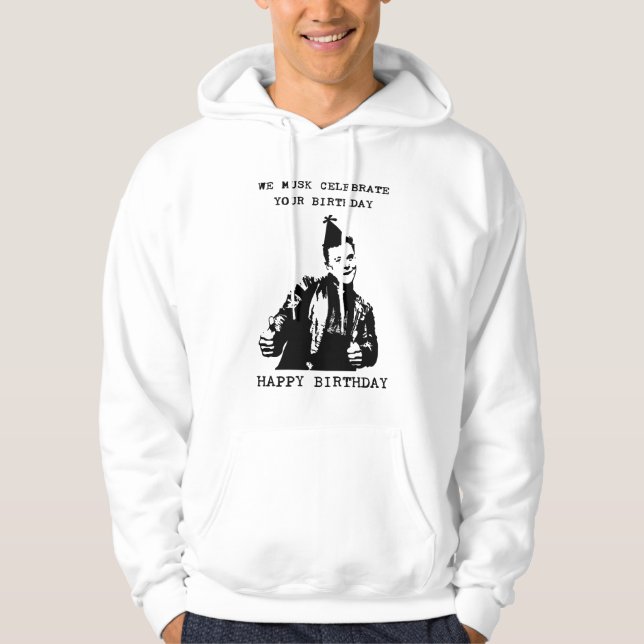 Moletom Vamos comemorar seu aniversário (Frente)