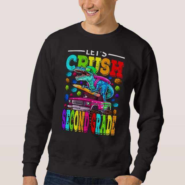 Moletom Vamos Crush Monster Dinossaur Bo (Frente)