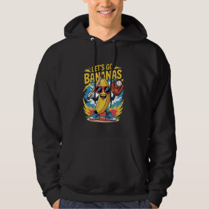Moletom Vamos Engraçado Ir Frutas De Banana Bonitas