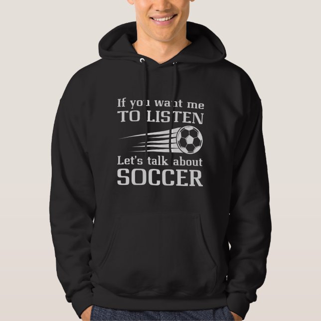 Moletom Vamos falar sobre futebol (Frente)
