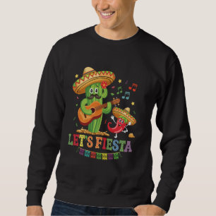 Moletom Vamos Festa México Festa Taco Guitarra Cacto Cinc