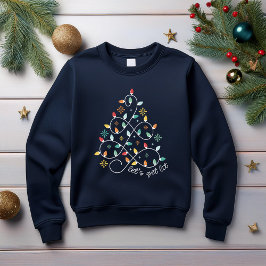 Moletom Vamos fica aceso - Luzes de Natal