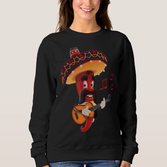 Moletom Vamos Fiesta 5 De Mayo Viva México Pepper Guitar (Frente)