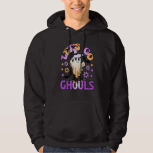 Moletom Vamos Go Ghouls Witchy Ghost Pumpkin Halloween Vin