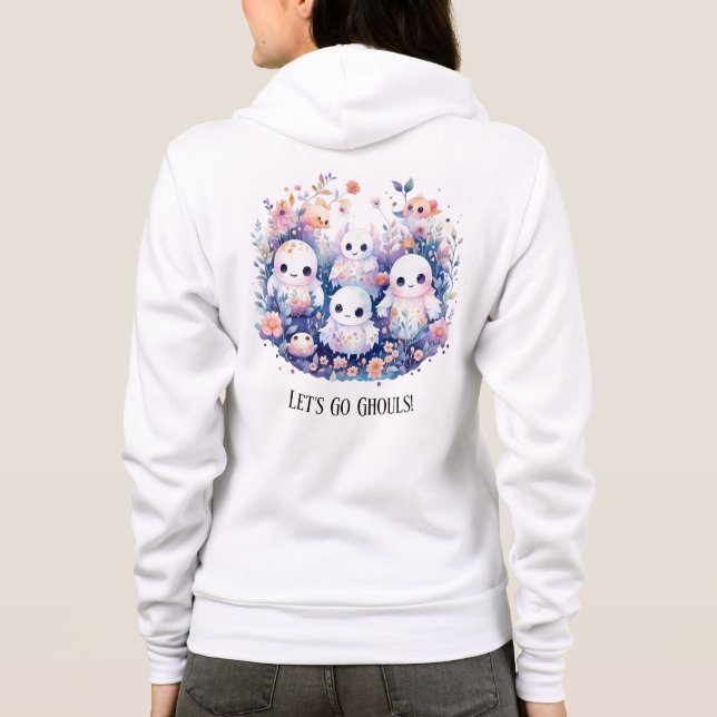 Moletom Vamos Ir Ghouls! Dia das Bruxas (Verso)