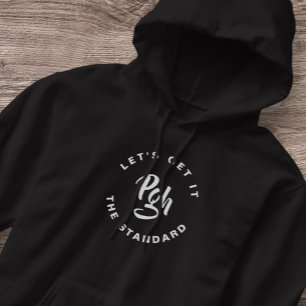 Moletom Vamos Pgh Obtenha-O Yinzer Padrão Reftro City Hood