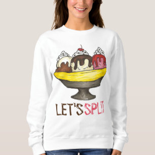 Moletom Vamos Split Banana Sorvete Sundae Sweet
