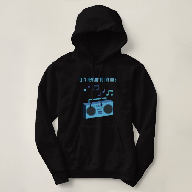 Moletom Vamos voltar para os anos 90 (Frente do Design)