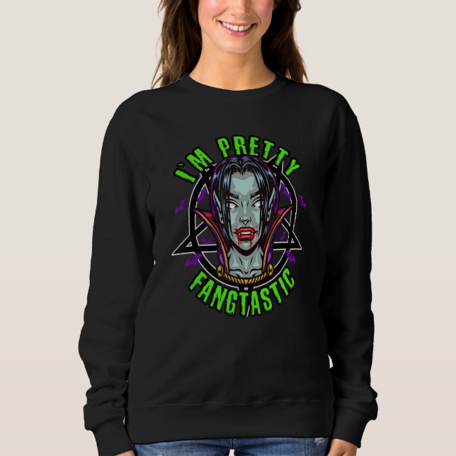 Moletom Vampire i´m pretty fangtastic (Frente)