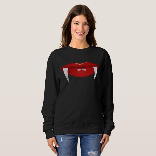 MOLETOM VAMPIRE LADIES HALLOWET-SHIRTS SWEATSHIRTS (Frente Completa)