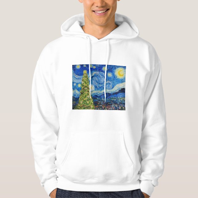 Moletom Van Gogh Starry Night - Árvore de Natal (Frente)