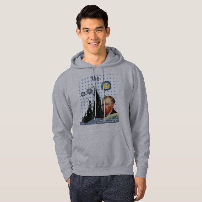 Moletom  Van Gogh with every star I see, I remember that  (Frente Completa)