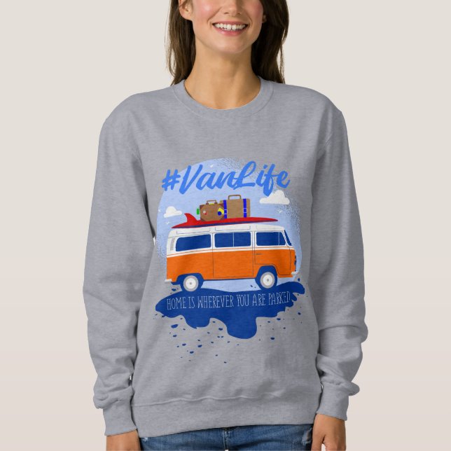 Moletom van life boho hippie (Frente)