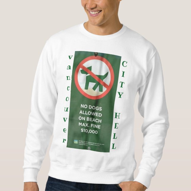 MOLETOM VANCOUVE CITY HELL (Frente)