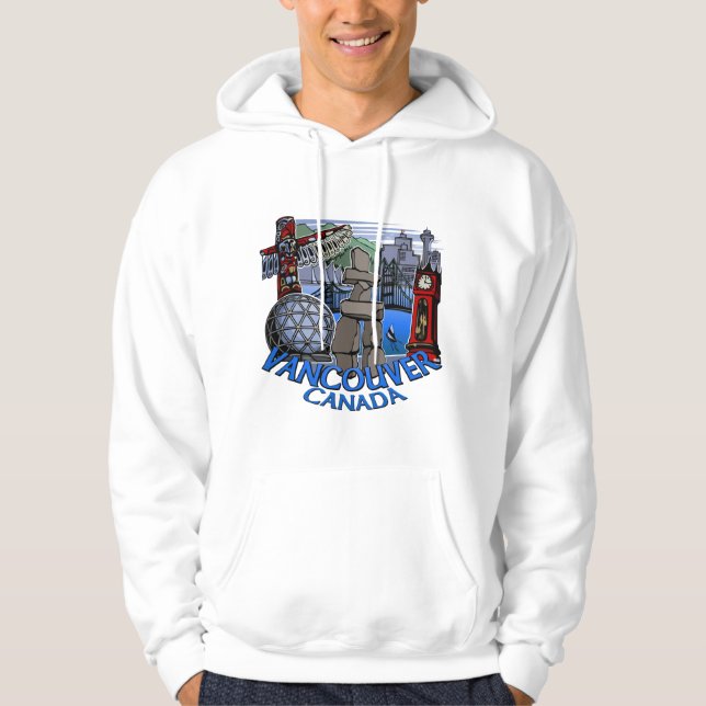 Moletom Vancouver Souvenir Hoodie Vancouver Canada Hodies (Frente)