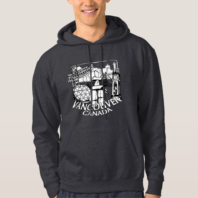 Moletom Vancouver Souvenir Hoodie Vancouver Canada Hodies (Frente)