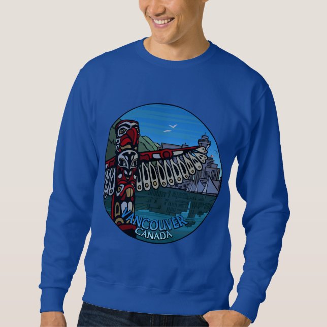 Moletom Vancouver Sweatshirt Vancouver Souvenir Art Shirts (Frente)