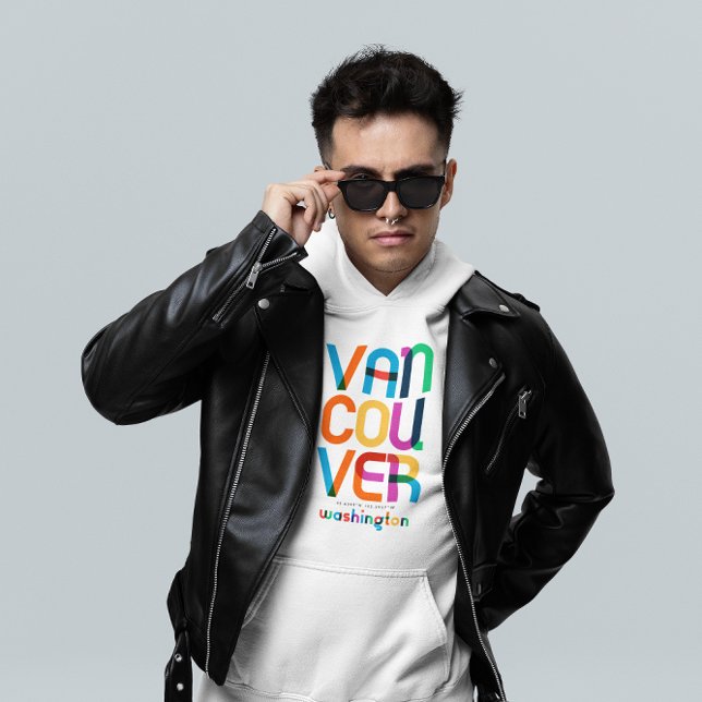 Moletom Vancouver Washington Meio século, Pop Art, (Criador carregado)