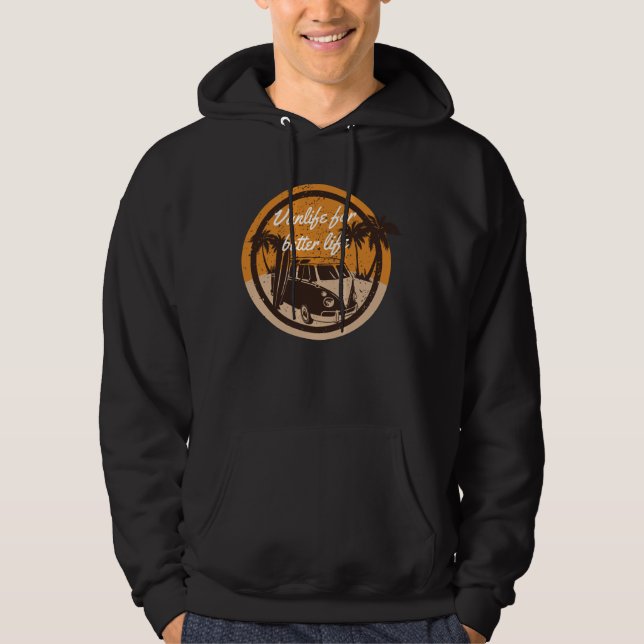 Moletom Vanlife para uma vida melhor (Frente)